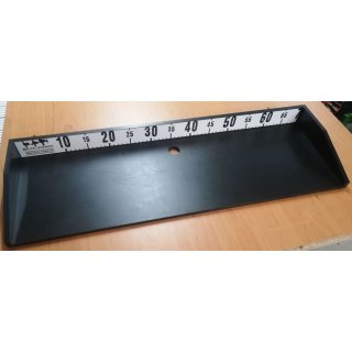 Filetierbrett Mini 70x22cm schwarz PE